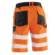 Short de sécurité stretch recyclé Safe-Guard personnalisable haute visibilité pour professionnels – BCM Goodies