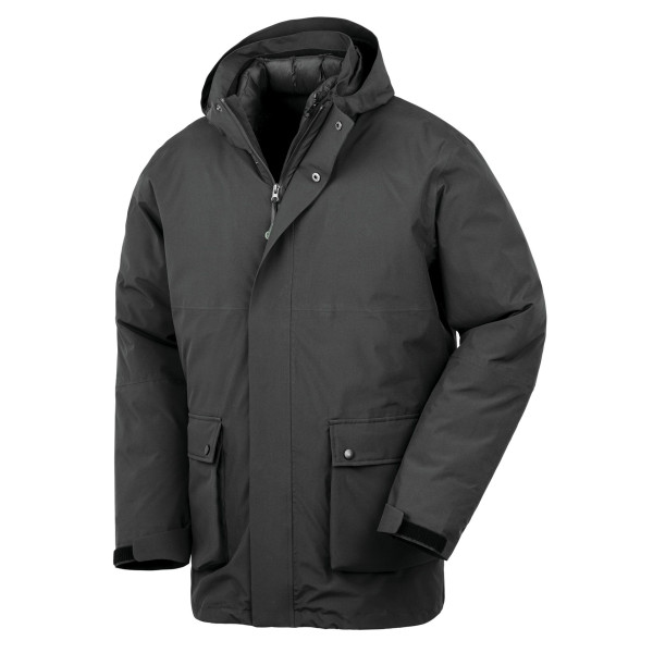 Doudoune ripstop recyclée 3 en 1 personnalisable – Veste entreprise pour communication et dotation responsables