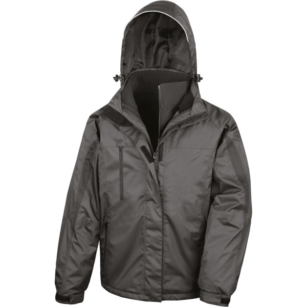 Parka 3en1 personnalisable intérieur Softshell – Vêtement d’entreprise pratique et personnalisable pour communication B2B