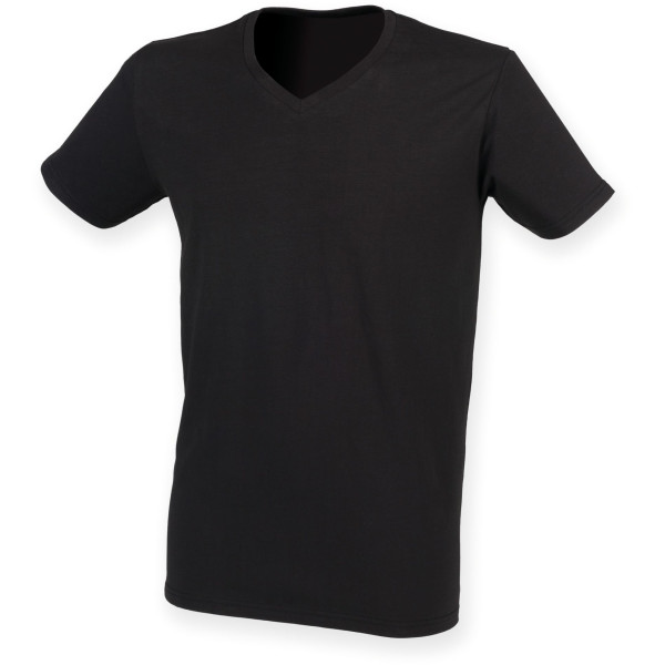 T-shirt homme col V Feel Good personnalisé – Communication textile pour entreprises et associations | BCM Goodies