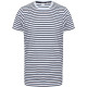 T-shirt Rayé unisexe personnalisable pour communication d’entreprise – BCM Goodies