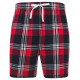 Short à motif tartan personnalisé en flanelle coton – Objet textile pour communication d’entreprise B2B