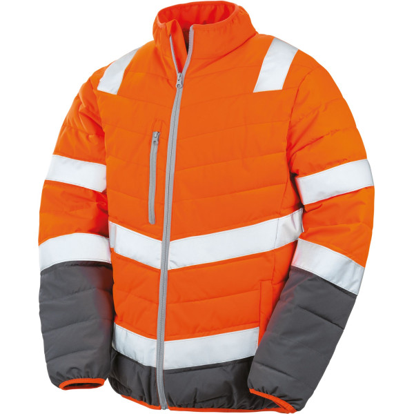 Veste de sécurité personnalisable toucher doux – visibilité et confort pour professionnels | BCM Goodies