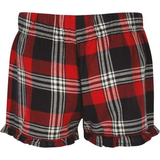 Short femme à motif tartan personnalisable pour communication d’entreprise – BCM Goodies