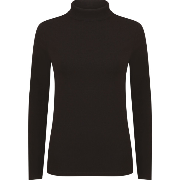T-shirt Femme col roulé Feel Good personnalisable pour communication d’entreprise – BCM Goodies