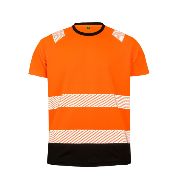 T-shirt de sécurité haute visibilité recyclé EN ISO 20471 Classe 2 – BCM Goodies