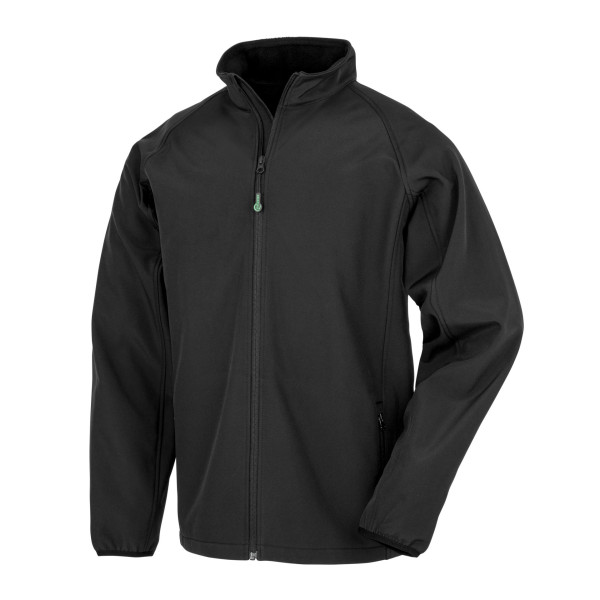Veste softshell 2 couches en polyester recyclé avec poches zippées – BCM Goodies