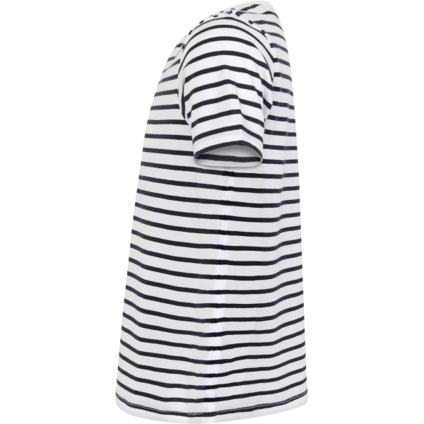 T-shirt rayé enfant personnalisable pour communication événementielle et identification – BCM Goodies
