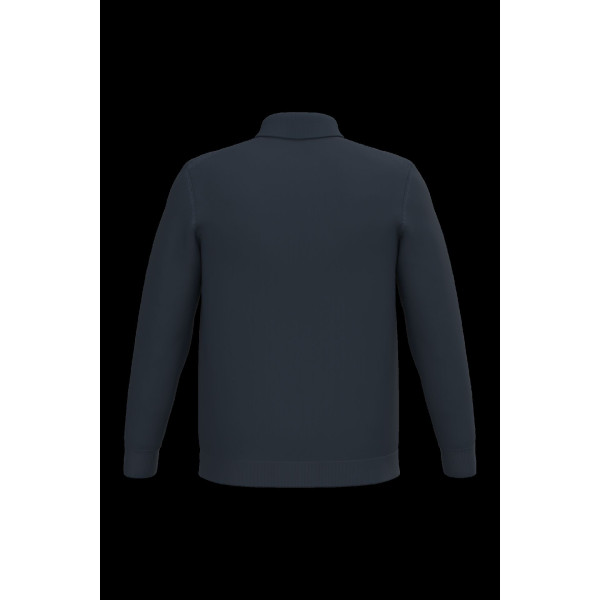 Polo écoresponsable manches longues homme 100% coton bio – Personnalisation textile entreprise