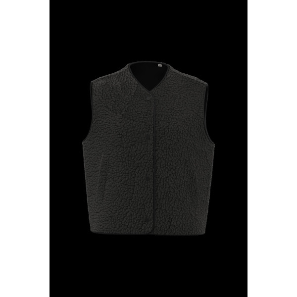 Veste sans manches en sherpa femme personnalisable pour entreprises et événements professionnels