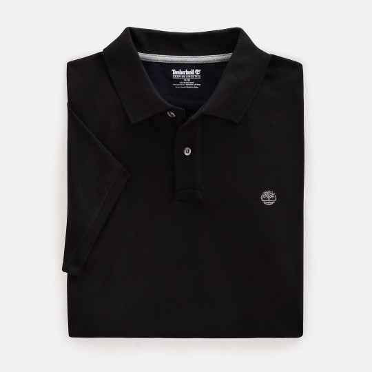 Polo coton piqué bio manches courtes Millers River personnalisable – Textile d’entreprise et cadeau d’affaires