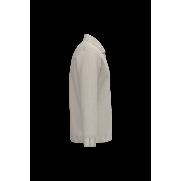 Pull homme col polo personnalisable – Support textile communication entreprise – BCM Goodies