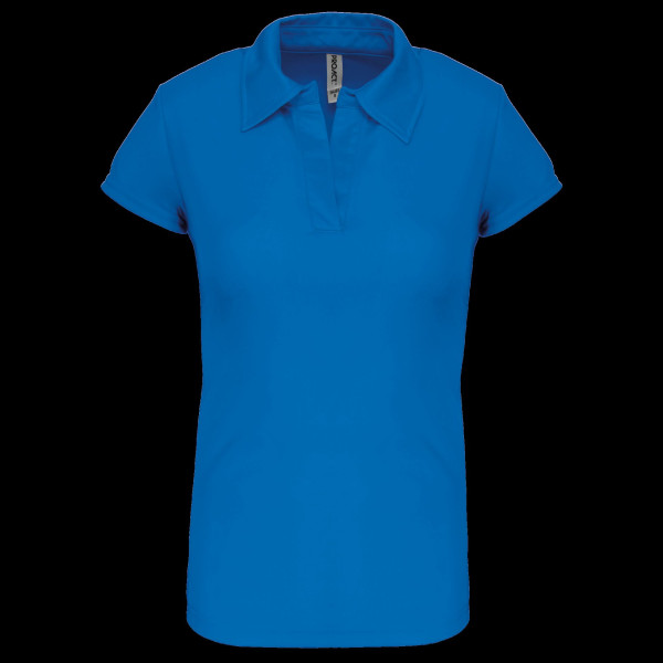 Polo sport manches courtes femme personnalisable 100% polyester pour communication d’entreprise – BCM Goodies