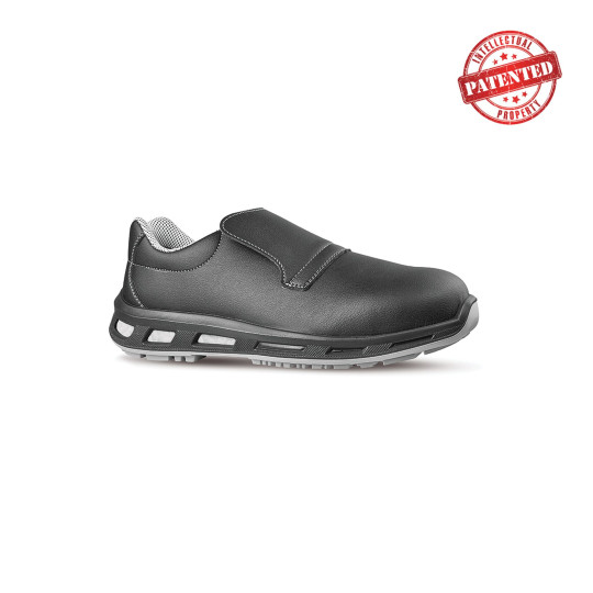 Chaussures de sécurité noires sans métal Red Lion S2 FO SR – Confort et protection pour environnement professionnel – BCM Goodie