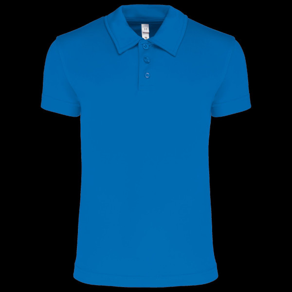 Polo sport manches courtes enfant personnalisé – Vêtement respirant 100% polyester pour communication événementielle et équipes