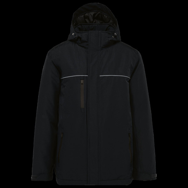 Veste imperméable ripstop polyester avec capuche amovible et doublure polaire – Normes EN ISO 13688 et EN 343 – BCM Goodies