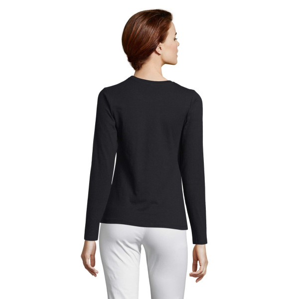 T-shirt à manches longues femme en coton Ringspun 190g | SOL'S IMPERIAL