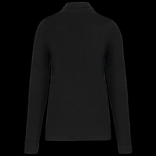 Polo manches longues homme personnalisable 65% polyester 35% coton pour communication d’entreprise – BCM Goodies