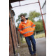 Veste haute visibilité personnalisable Hi-vis fontaine – Sécurité et visibilité pour professionnels – BCM Goodies