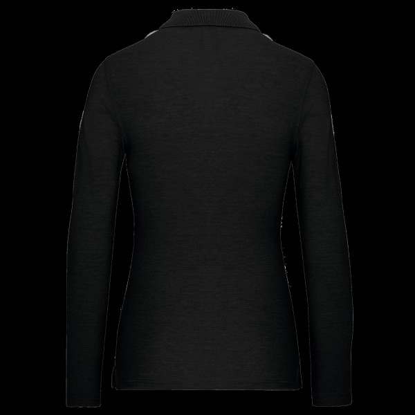 Polo manches longues femme personnalisable – Vêtement professionnel pour communication B2B et objets publicitaires