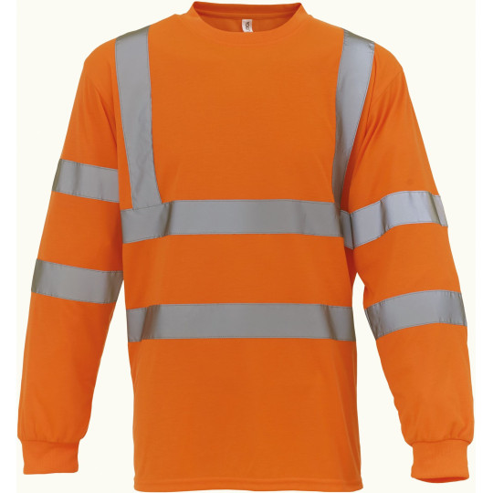 T-shirt haute visibilité manches longues personnalisé – Sécurité et visibilité pour entreprises – BCM Goodies