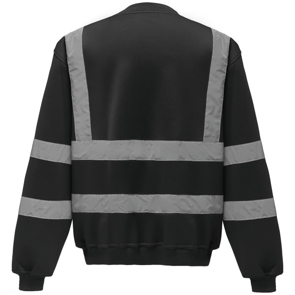 Sweat-shirt haute visibilité col rond personnalisé – Sécurité et visibilité pour entreprises et événements professionnels