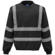 Sweat-shirt haute visibilité col rond personnalisé – Sécurité et visibilité pour entreprises et événements professionnels