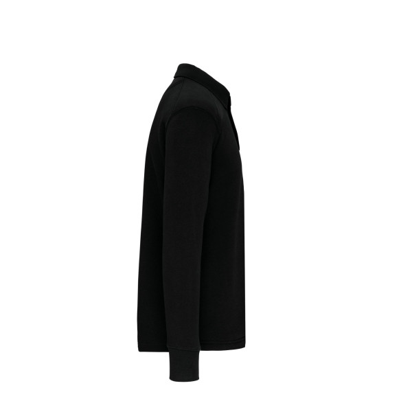 Sweat-shirt col polo homme personnalisable – vêtement professionnel pratique et durable