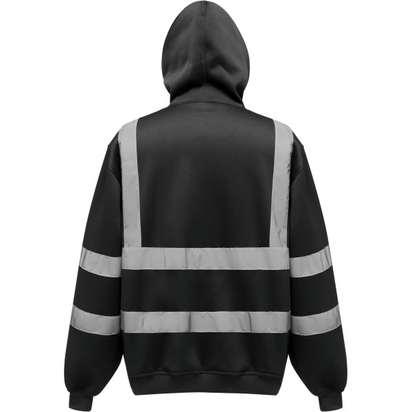 Sweatshirt à capuche haute visibilité EN ISO 20471 catégorie 3 – Vêtement professionnel personnalisable BCM Goodies