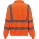 Sweat-shirt 1/4 zip haute visibilité personnalisable – Vêtement professionnel conforme EN ISO20471 – BCM Goodies