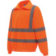 Sweat-shirt 1/4 zip haute visibilité personnalisable – Vêtement professionnel conforme EN ISO20471 – BCM Goodies