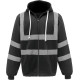 Sweat-shirt zippé capuche personnalisable haute visibilité pour entreprises – BCM Goodies