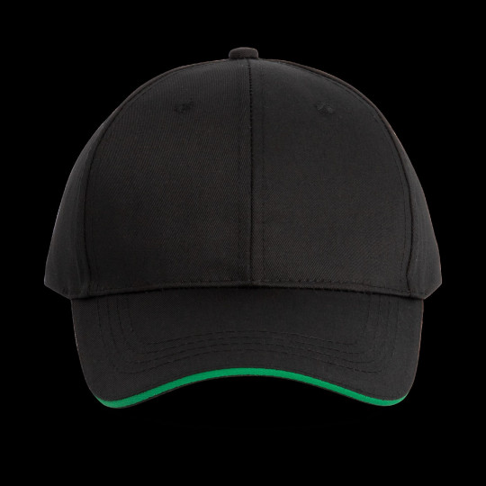 Casquette sandwich contrastée 6 panneaux personnalisable pour communication d'entreprise – BCM Goodies