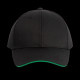 Casquette sandwich contrastée 6 panneaux personnalisable pour communication d'entreprise – BCM Goodies