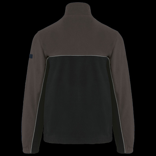 Veste micropolaire bicolore écoresponsable unisexe personnalisable pour entreprises – BCM Goodies
