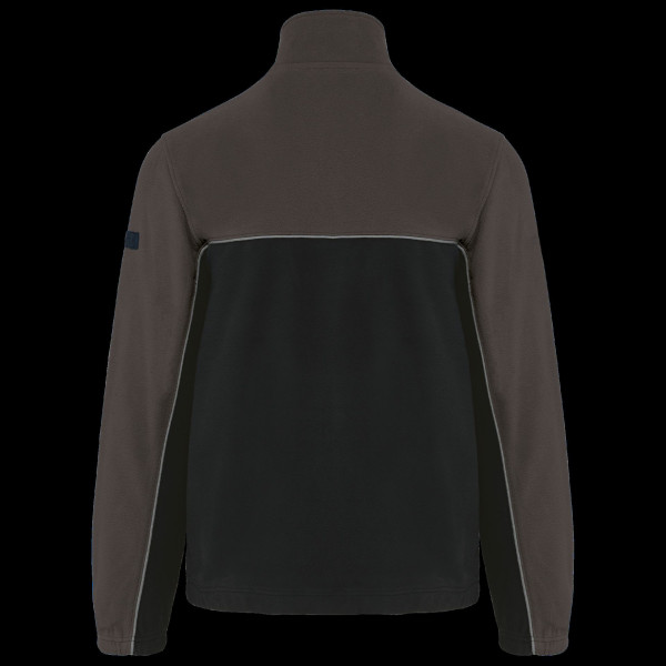Veste micropolaire bicolore écoresponsable unisexe personnalisable pour entreprises – BCM Goodies