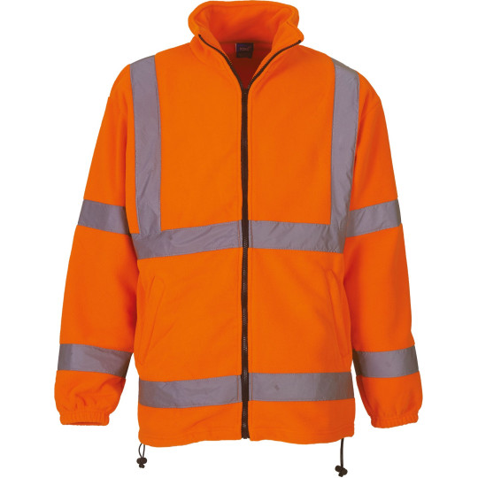 Veste polaire haute visibilité personnalisable conforme EN ISO20471 pour entreprises et événements professionnels – BCM Goodies