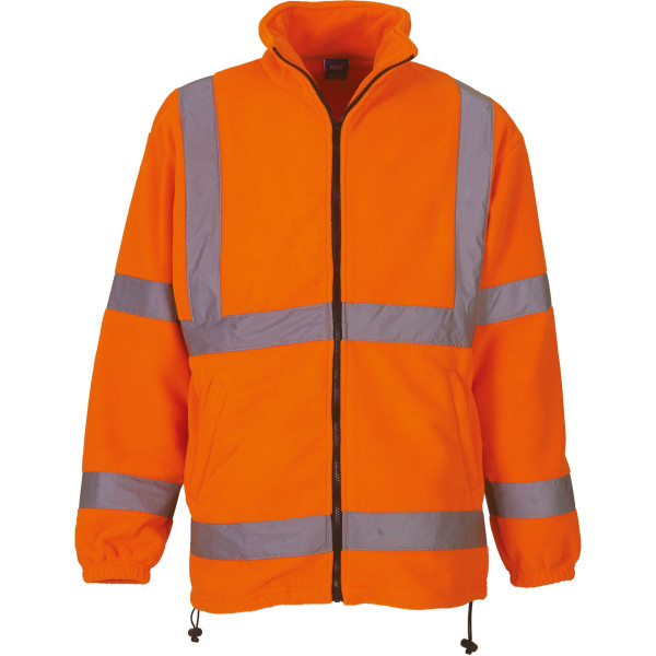 Veste polaire haute visibilité personnalisable conforme EN ISO20471 pour entreprises et événements professionnels – BCM Goodies
