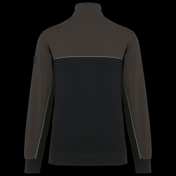Sweat-shirt écoresponsable col zippé unisexe personnalisé – vêtement publicitaire pour entreprises | BCM Goodies
