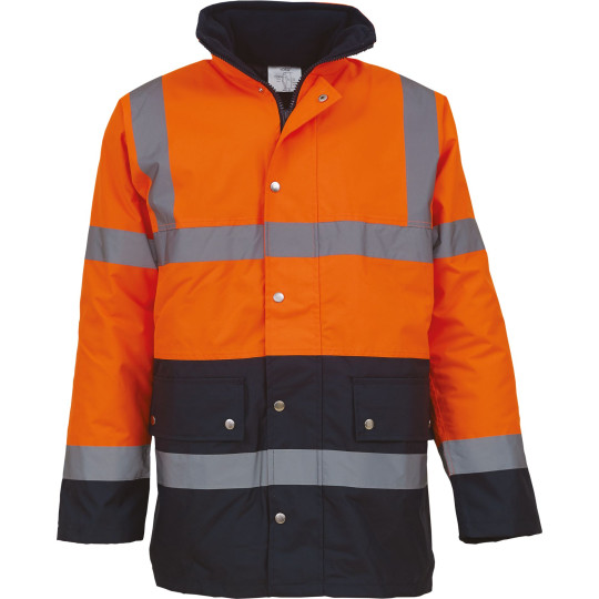 Veste de sécurité bicolore haute visibilité personnalisable norme EN ISO20471 – BCM Goodies
