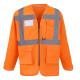 Veste haute visibilité personnalisable avec logo – Conforme EN ISO 20471 – Communication d’entreprise – BCM Goodies