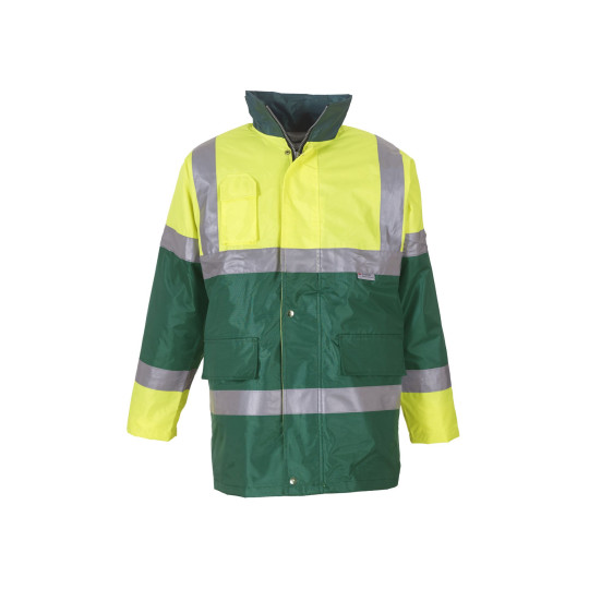 Veste contrastante haute visibilité personnalisable pour équipes et événements professionnels – BCM Goodies