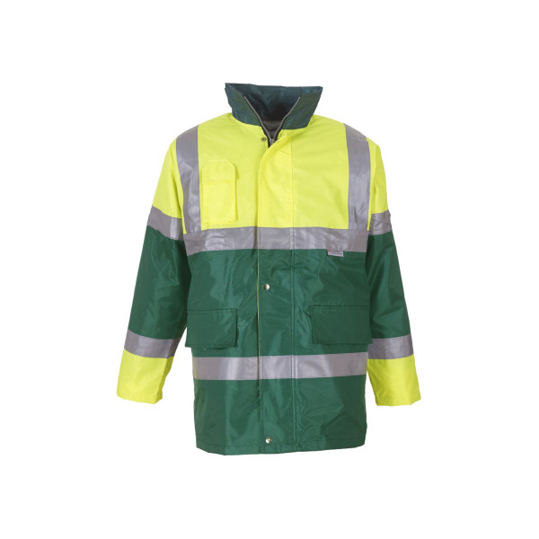 Veste contrastante haute visibilité personnalisable pour équipes et événements professionnels – BCM Goodies