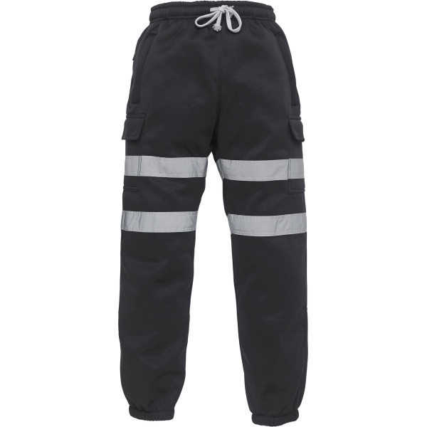 Pantalon de jogging personnalisable haute visibilité pour entreprises – Polyester, normes EN ISO 20471 – BCM Goodies