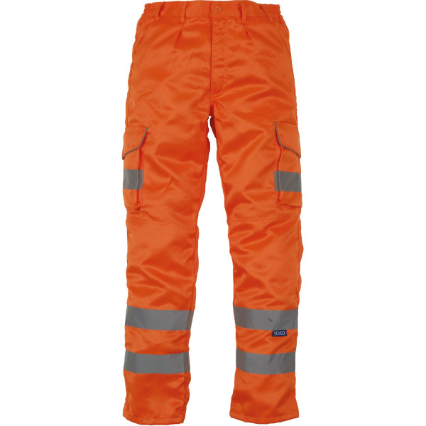 Pantalon Cargo Haute Visibilité Homme Conforme EN ISO 20471 – Vêtement de Sécurité Personnalisable BCM Goodies