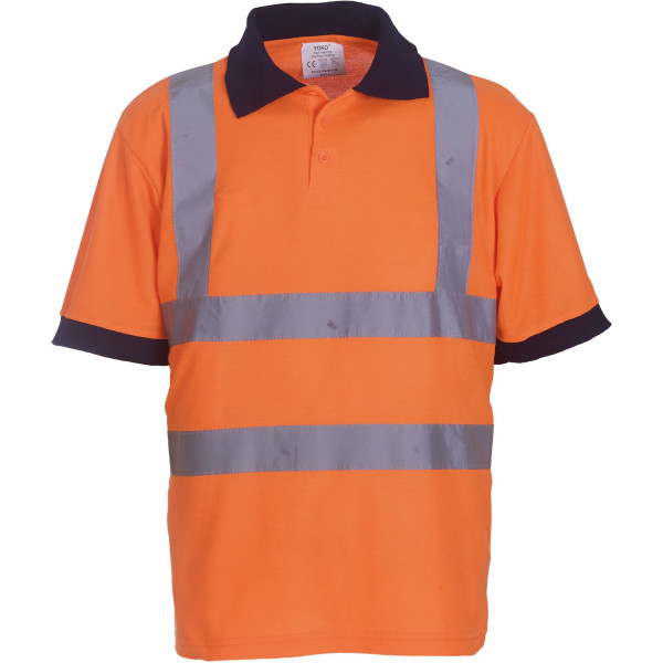 Polo manches courtes haute visibilité personnalisable – Norme EN ISO20471 – Vêtement de sécurité pour entreprises