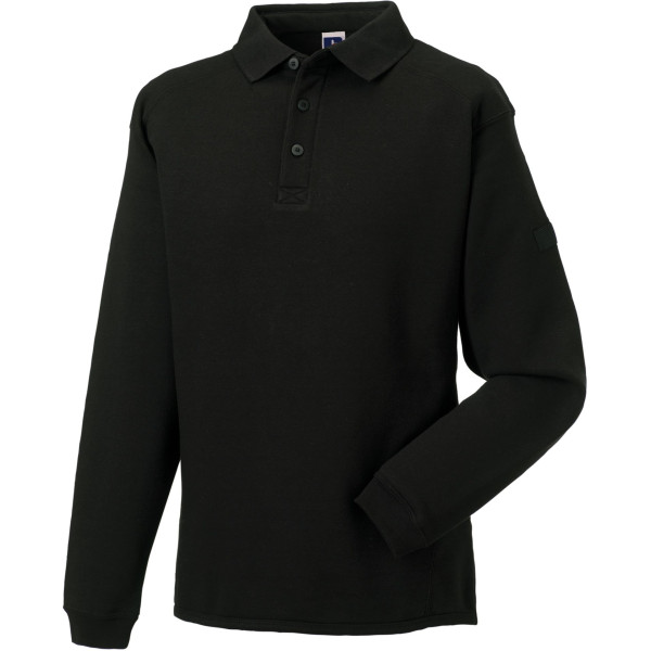 Sweat-shirt Heavy Duty col polo personnalisable pour entreprises – Confort, résistance et entretien facile