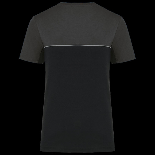 T-shirt bicolore écoresponsable unisexe personnalisable – Communication B2B textile – BCM Goodies