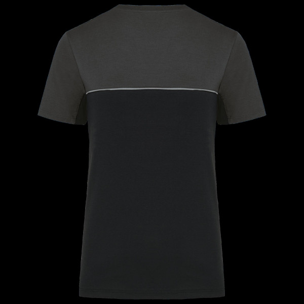 T-shirt bicolore écoresponsable unisexe personnalisable – Communication B2B textile – BCM Goodies