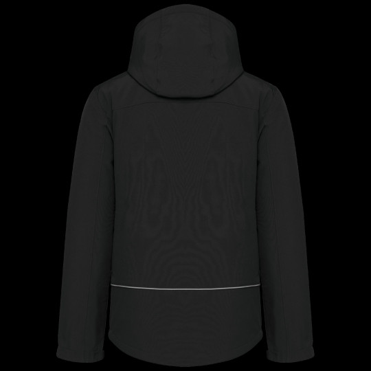Parka softshell doublée personnalisable à capuche pour homme – Vêtement d’entreprise B2B – BCM Goodies